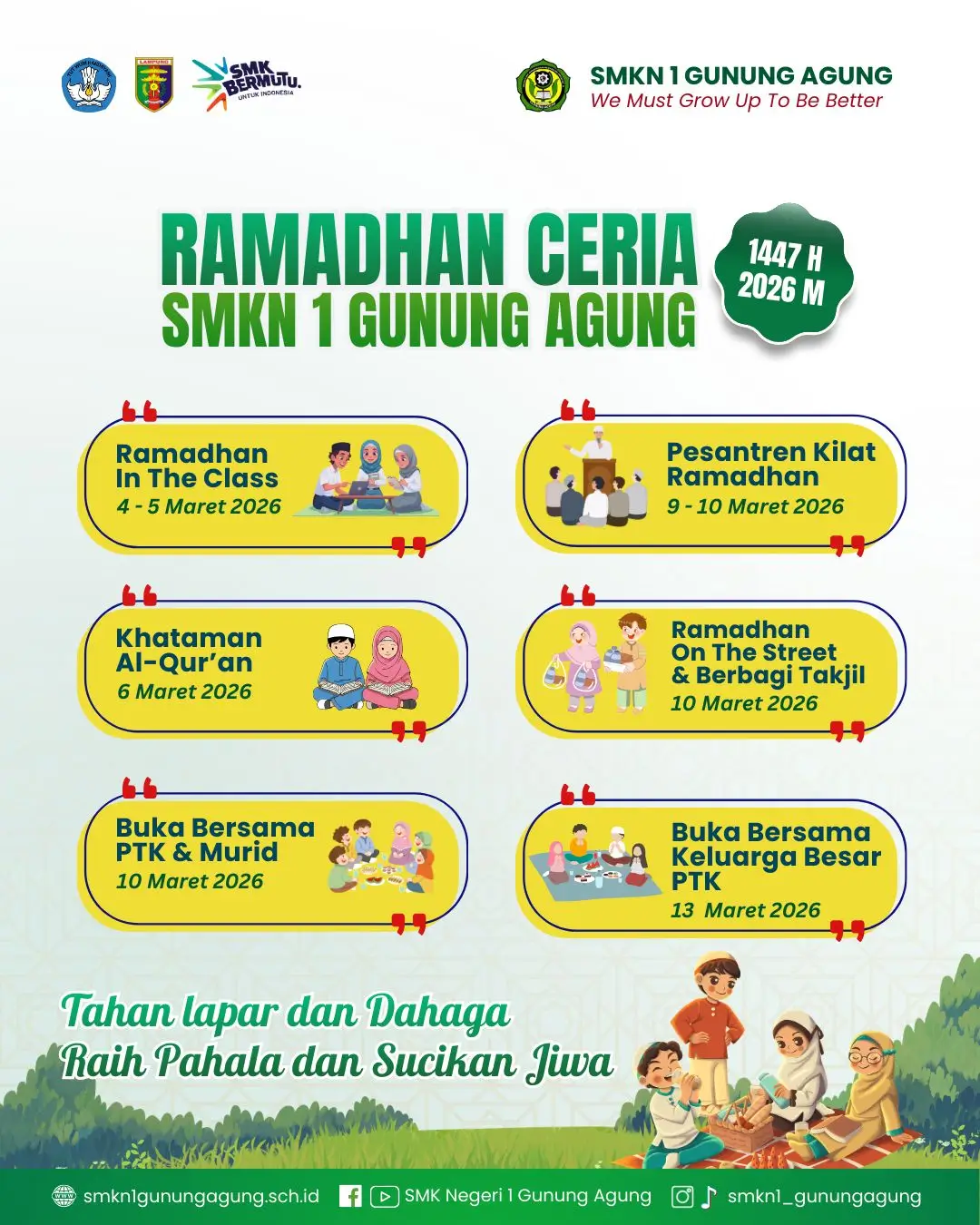 Ramadhan Ceria 1447 H, SMK Negeri 1 Gunung Agung Hadirkan Semangat Iman dan Kebersamaan